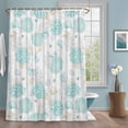 thumbnail image 1 of Teal Coral Shower Curtains for Bathroom, Watercolor Conch Shell Ocean Coastal Washable Fabric Shower Curtain with Hooks Waterproof Bathroom Decor Sets, 36 x 78 Inches, 1 of 9