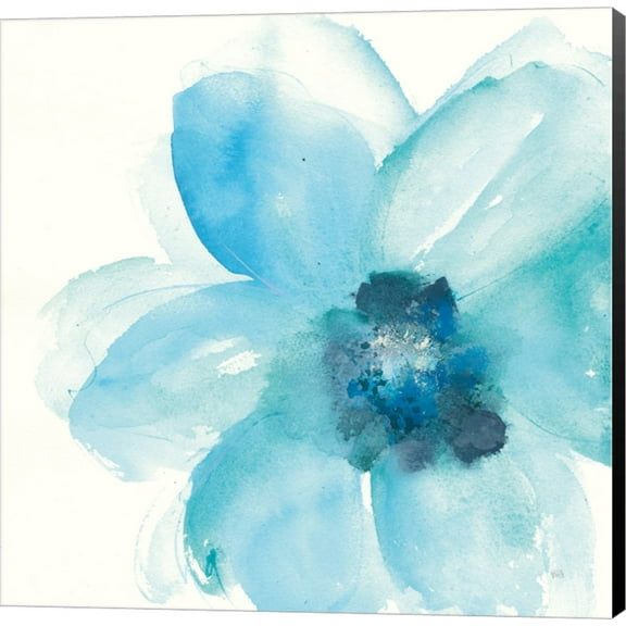 Teal Cosmos II by Chris Paschke, Canvas Wall Art