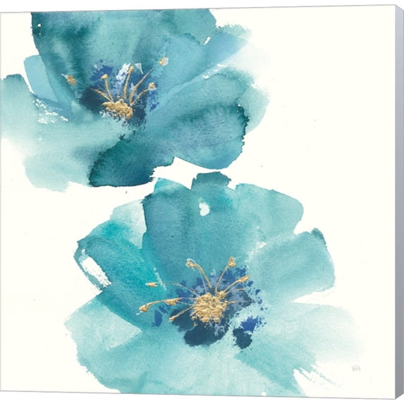 Teal Cosmos III by Chris Paschke, Canvas Wall Art