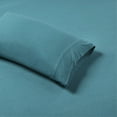 thumbnail image 1 of Teal Cotton Blend Jersey Knit All Season Sheet Set - Soft & Durable 50% Cotton 50% Polyester for Year-Round Comfort - Twin, Full, Queen, King Sizes Available, 1 of 3