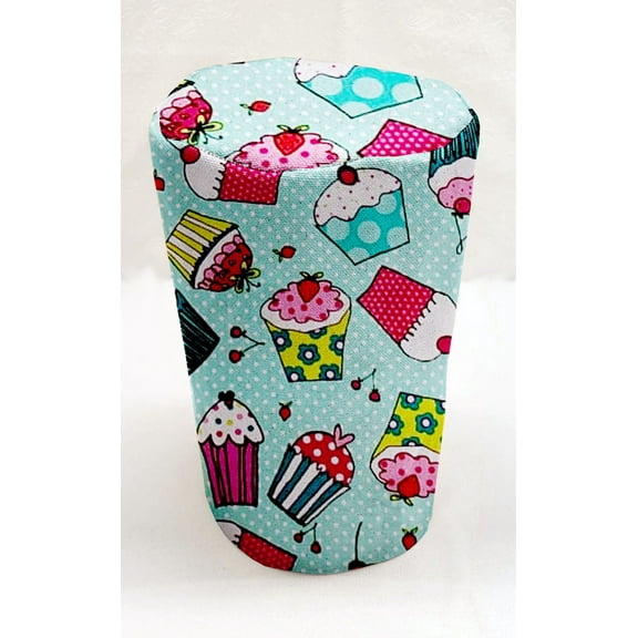 Teal Cupcake Can Opener Cover by Penny's Needful Things