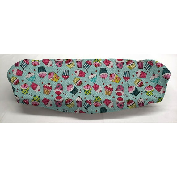 Teal Cupcakes Electric Griddle Cover by Penny's Needful Things
