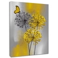 thumbnail image 1 of Teal Dandelion Canvas Wall Art Teal Grey Dandelion with Butterfly on Modern Abstract Wall Art Aesthetic Wall Decor for Living Room Bedroom Bathroom Office, Framed Ready to Hang, 1 of 8
