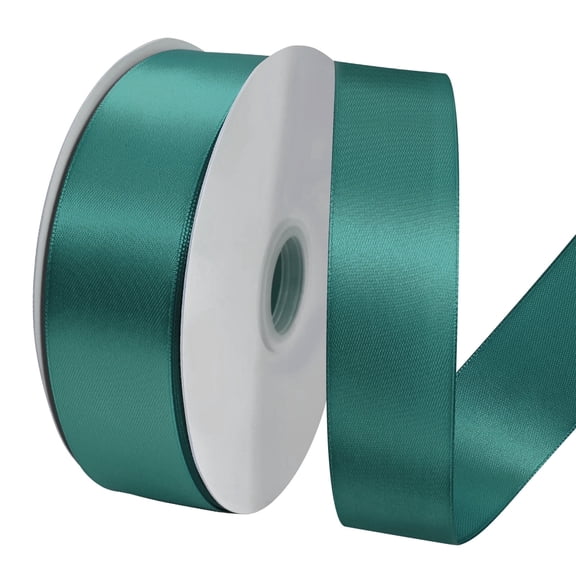 Teal Double Face Ribbon 1.5 Inch 100 Yards
