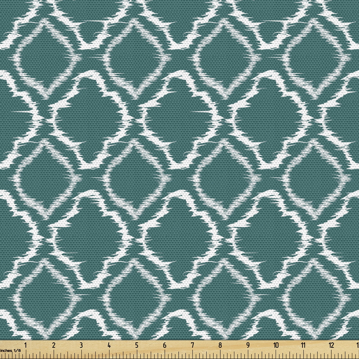 Water & buying Stain Resistant Cream Navy Blue Teal Ikat Geometric Upholstery Drapery Fabric