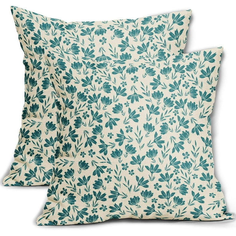 Small teal cushion shop
