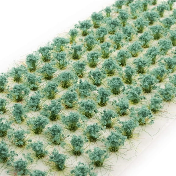 Teal Flowers Tufts