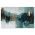 thumbnail image 1 of Teal Fog III Canvas Print Green Wall Art by Art Remedy, Gallery Wrapped, 54 x 36, 1 of 5
