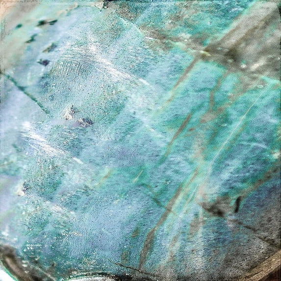 Teal Gem 1 Poster Print by Kimberly Allen