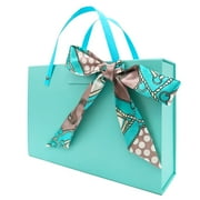Teal Gift Box - 11x7.6x3.5 Inches Large Gift Box with Lids and Handles, Portable Magnetic Gift Box for Presents