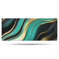 thumbnail image 1 of Teal Gold Marble Pattern Bathroom Rugs Mat,Non Slip Microfiber Bathroom Rug,Rubber Backing,Soft Bathroom Mats for Bathroom Floor,Tub and Shower,60x24in(150x60cm), 1 of 5