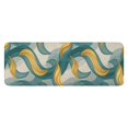 thumbnail image 1 of Teal Gold Marble Pattern Kitchen Rug Mat,Kitchen Runner Rugs Non Skid Washable,Decorative Kitchen Floor Mats for Kitchen,Sink,Laundry,17"x47.2", 1 of 7