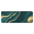 thumbnail image 1 of Teal Gold Marble Pattern Kitchen Rug Mat,Kitchen Runner Rugs Non Skid Washable,Decorative Kitchen Floor Mats for Kitchen,Sink,Laundry,17"x47.2", 1 of 7