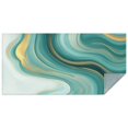 thumbnail image 1 of Blue and Gold Marble Flow Veins Pattern Rectangle Tablecloth 60"x120",Waterproof Polyester Rectangle Table Cloth, Wipeable Spillproof Polyester Tablecloth for Dining, Camping, Indoor and Outdoor, 1 of 6