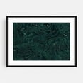 thumbnail image 1 of Teal and Gold Marble Texture I - Digital Art Abstract Geometric Pattern Modern Art Watercolor Minimalist Nature Black Framed Wall Art Print 24 x 36 inches, 1 of 4