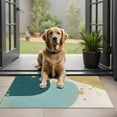 thumbnail image 1 of Teal Gold Splash Marble Door Rugs,Washable Non Slip Door Mats Indoor,Decorative Door Mats,Entry Mat Indoor for Entrance,Bedroom,Kitchen,Bathroom,20"x32", 1 of 6