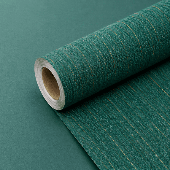 Teal Grasscloth Peel And Stick Wallpaper Vinttexture Removable ...