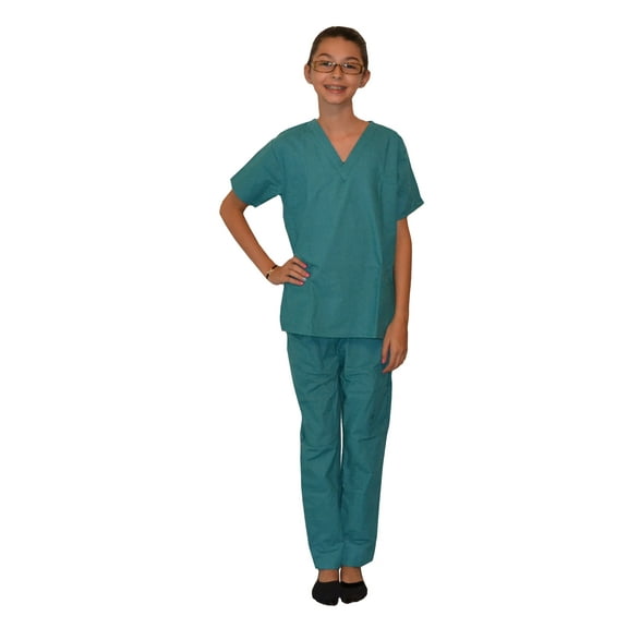Teal Green Kids Scrubs by My Little Doc