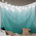 thumbnail image 1 of Teal Green Ombre Large Tapestry for Bedroom Wall Hanging Tapestry, Contemporary Gradient Abstract Art Ceiling Backdrop Tapestries Poster Blanket Wall Decor for Teens Room Living Room Dorm 85" x 90", 1 of 8