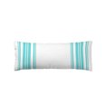 thumbnail image 1 of Teal Green Striped Body Pillow Cover 20 x 60 Inch Decorative Pillow Cover Farmhouse Simple Line Vertical Stripes Lumbar Pillowcase Seasonal Rectangle Cushion Case for Couch Sofa Bed Living Room, 1 of 9