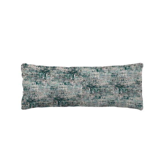 Teal Grey Abstract Body Pillow Cover 20 x 60 Inch Decorative Pillow Cover Modern Graffiti Distressed Mottled Art Lumbar Pillowcase Seasonal Rectangle Cushion Case for Couch Sofa Bed Living Room