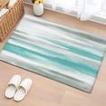 thumbnail image 1 of Teal Grey Ombre Area Rugs 2x3 for Living Room, Abstract Art Oil Painting Modern Non Slip Washable Rug Runner, Low Pile Indoor Floor Carpet Mat Bathroom Rugs for Bedroom, Kids Room, 1 of 9