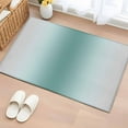 thumbnail image 1 of Teal Grey Ombre Bathroom Rug Washable 2x3 Entryway Rug Non Slip Farmhouse Gradient Minimalist Front Door Mat Low Pile Indoor Doormat Throw Floor Carpet for Kitchen Bedroom Entrance, 1 of 8