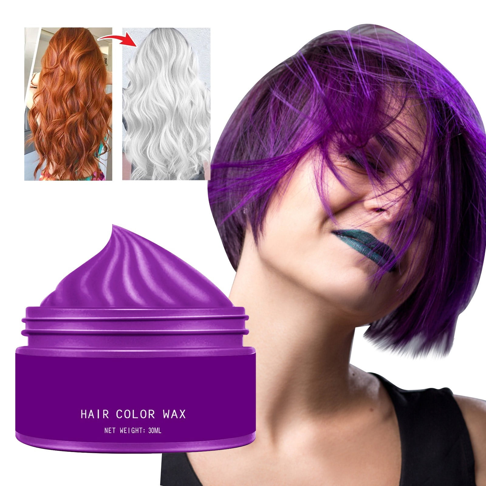 Teal Hair Chalk Go Hair Color Remover Hair Color for Teens Ponytail Temporary Color Shampoo Hair
