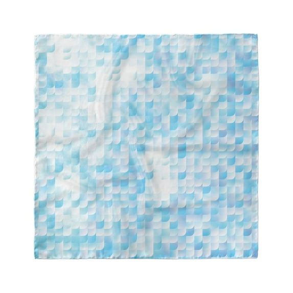 Teal Head Scarf, Glisten Fish Sunlight, Head Wrap, 3 Sizes, by Ambesonne