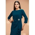 thumbnail image 1 of Teal Knee Length Party Dress, 1 of 3