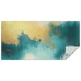 thumbnail image 1 of Teal Marble Gold Abstract Pattern Rectangle Tablecloth 60"x120",Waterproof Polyester Rectangle Table Cloth, Wipeable Spillproof Polyester Tablecloth for Dining, Camping, Indoor and Outdoor, 1 of 6