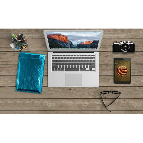 Teal Metallic Bubble Mailers 8.5" x 11", Pack of 10 Opaque Mail Bubble Envelopes with Sturdy Adhesive Line, Reliable Padded Shipping Envelopes, Waterproof Padded Envelopes Various Sizes
