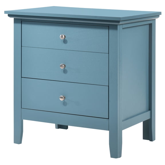 Teal Nightstand Advantage / Bedroom Storage Solution / Drawer for Orderliness