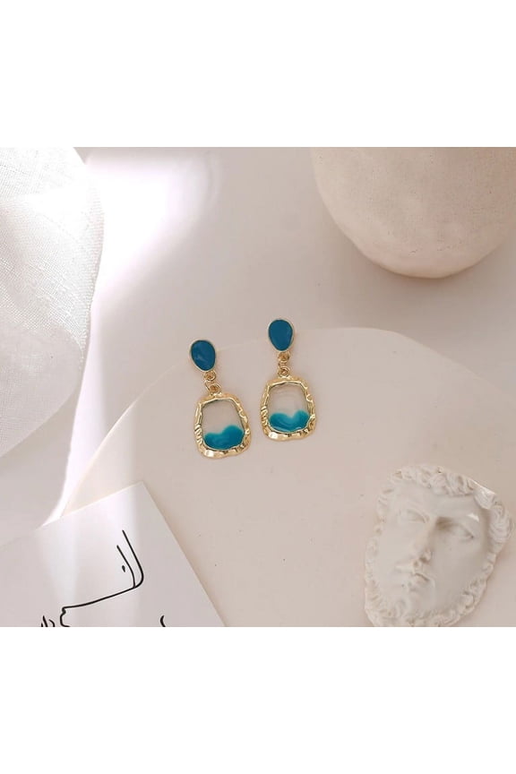 Teal Ombre' Earrings