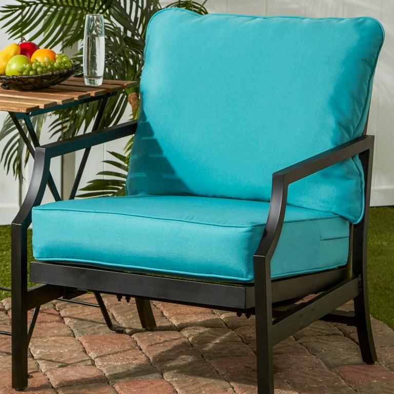 Dark teal outdoor cushions sale