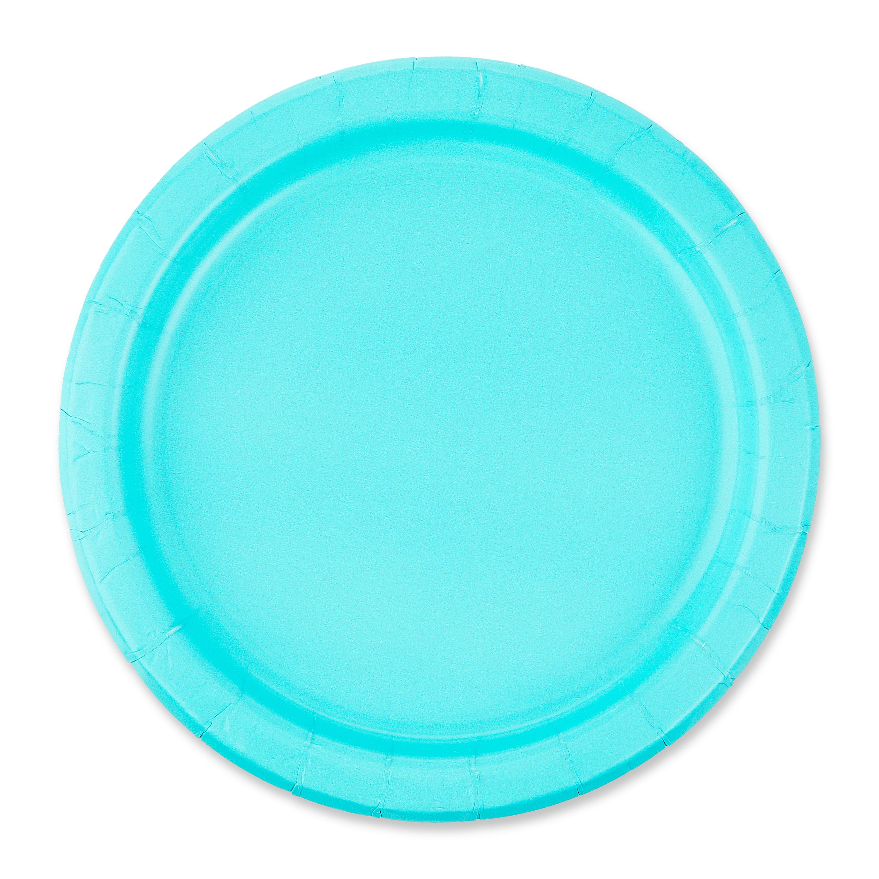 Disposable Paper Plates, 7", Teal, 70 Pieces, by Way To Celebrate
