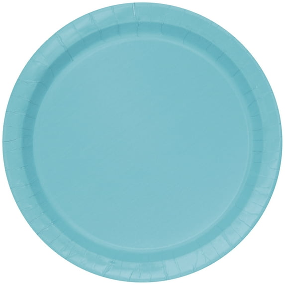 Disposable Paper Plates, 9", Teal, 55 Pieces, by Way To Celebrate