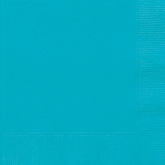 Teal Paper Luncheon Napkins, 6.5in, 75 Count