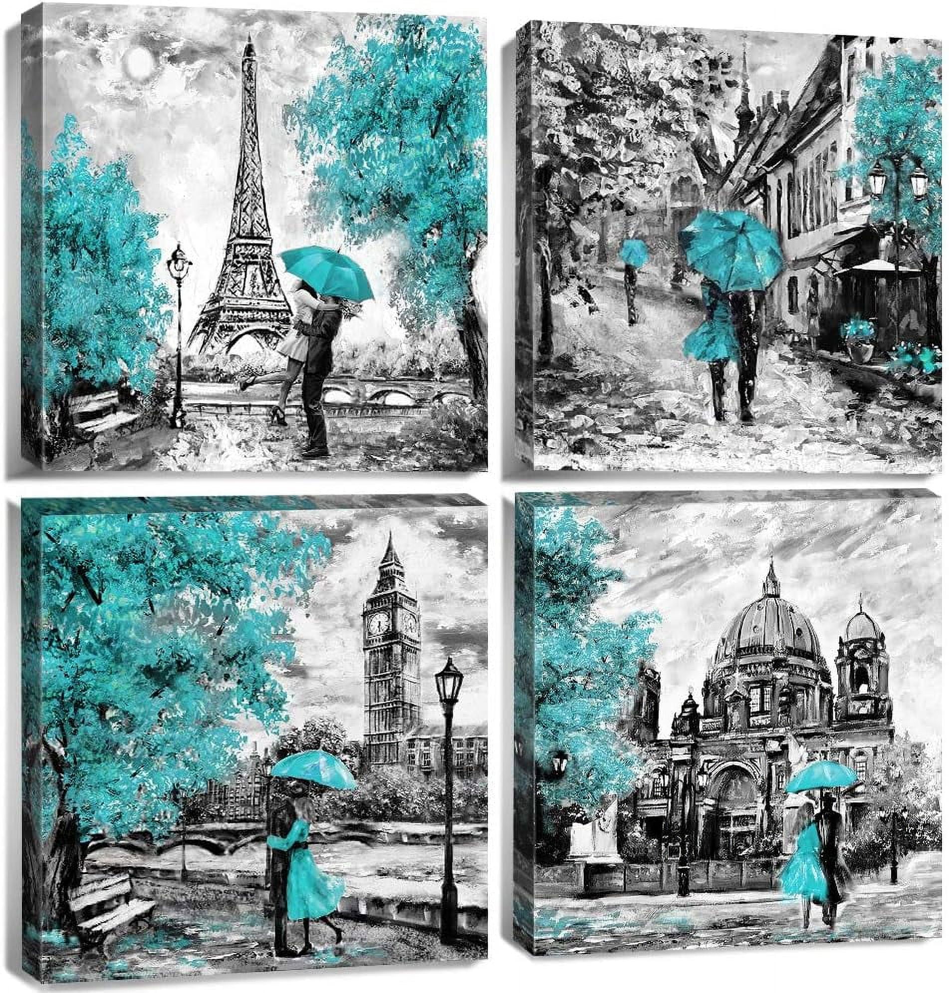 Black White Paris Bathroom Wall Art - Handmade Matted Photography 8x10 With 11x14 Mat