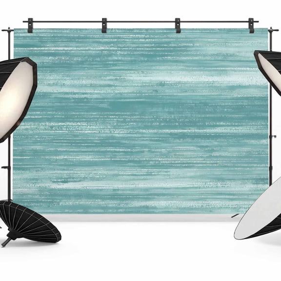 Teal Photography Backdrop 10x8FT, Modern Abstract Gradient Blue Green Lines Texture Photo Backdrops, Background for Photography Studio Photo Studio Background, Back Drop for Photoshoot