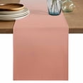 thumbnail image 1 of Teal Pink Ombre Table Runner 108 Inches, Contemporary Art Abstract Aesthetics Bed Runner Dresser Scarves Tabletop for Indoor Outdoor Parties/Ceremony/Banquet, 13"x 108", 1 of 9