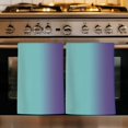 thumbnail image 1 of Teal Purple Ombre Kitchen Towels Set of 2, Modern Art Abstract Aesthetics Absorbent Dish Towels for Kitchen, Microfiber Hand Towel, Quick Drying Tea Towel for Cleaning Decorative Dishcloths, 1 of 7