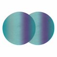 thumbnail image 1 of Teal Purple Ombre Round 13 Inch Placemats Set of 2, Modern Art Abstract Aesthetics HeatResistant Non Slip Place Mats for Dining Table, Wipeable Braided Kitchen Table Mats for Housewarming, 1 of 9