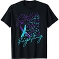 thumbnail image 1 of Teal Purple Ribbon Suicide Awareness Suicide Prevention T-Shirt, 1 of 3