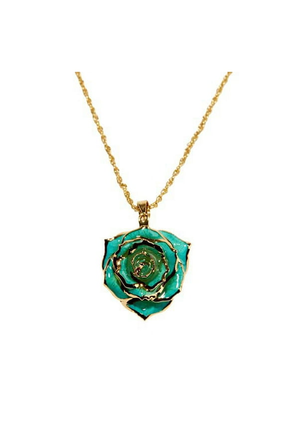Teal Rhapsody Eternal Necklace by Eternal Rose