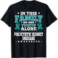 thumbnail image 1 of Teal Ribbon - Polycystic Kidney Disease Survivor T-Shirt, 1 of 4