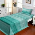 thumbnail image 1 of Ambesonne Turquoise Fitted & Top Sheet Set with Sham, Easter Holiday Theme, Turquoise, 1 of 5