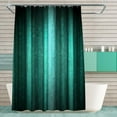 thumbnail image 1 of Teal Shower Curtain, Cool Glass Texture Ombre Turquoise Shower Curtain, Abstract Modern Waterproof Fabric Bathroom Shower Curtain Set with Hooks, 72 x 72, 1 of 6