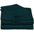 thumbnail image 1 of Teal Solid Full (54"x 72") Size Sleeper Sofa Bed Sheet Set - Luxury 100% Egyptian Cotton - 800 Thread Count - Fits Mattresses Up to 8" Inches Deep Pocket, 1 of 5