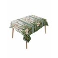 thumbnail image 1 of Teal Spring Floral Table Cloth, Summer Butterfly Farmhouse Waterproof Tablecloth for Rectangle Tables, Reusable Washable Fabric Table Cover for Restaurant Kitchen Dining Tables 60"x102", 1 of 6